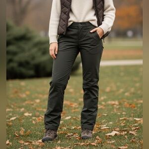 Stormpack Sunice Windproof Micro-Fleece Pants Army Green NWT